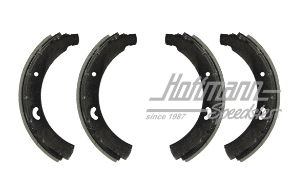 Brake-shoe set, front, Bus T1, 55-63 | 211 609 237 B | 089-2842