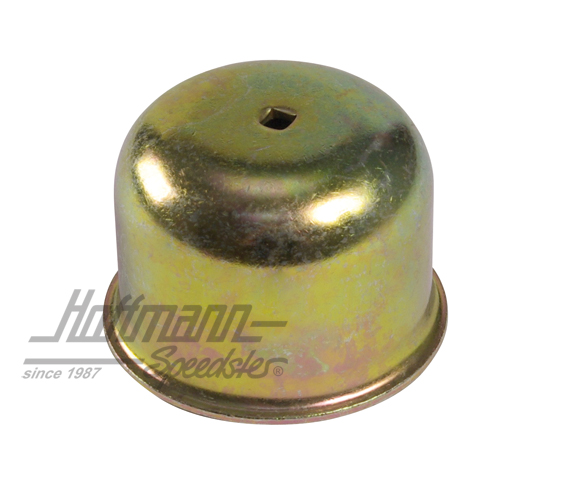 Hub cover, front, with hole, left, 70-79                                                            