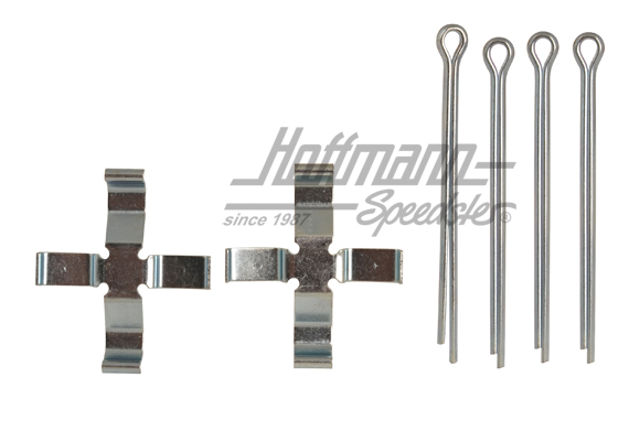 Mounting kit, brake pads, ATE, 74-83 | --- --- --- | 160-4110-40