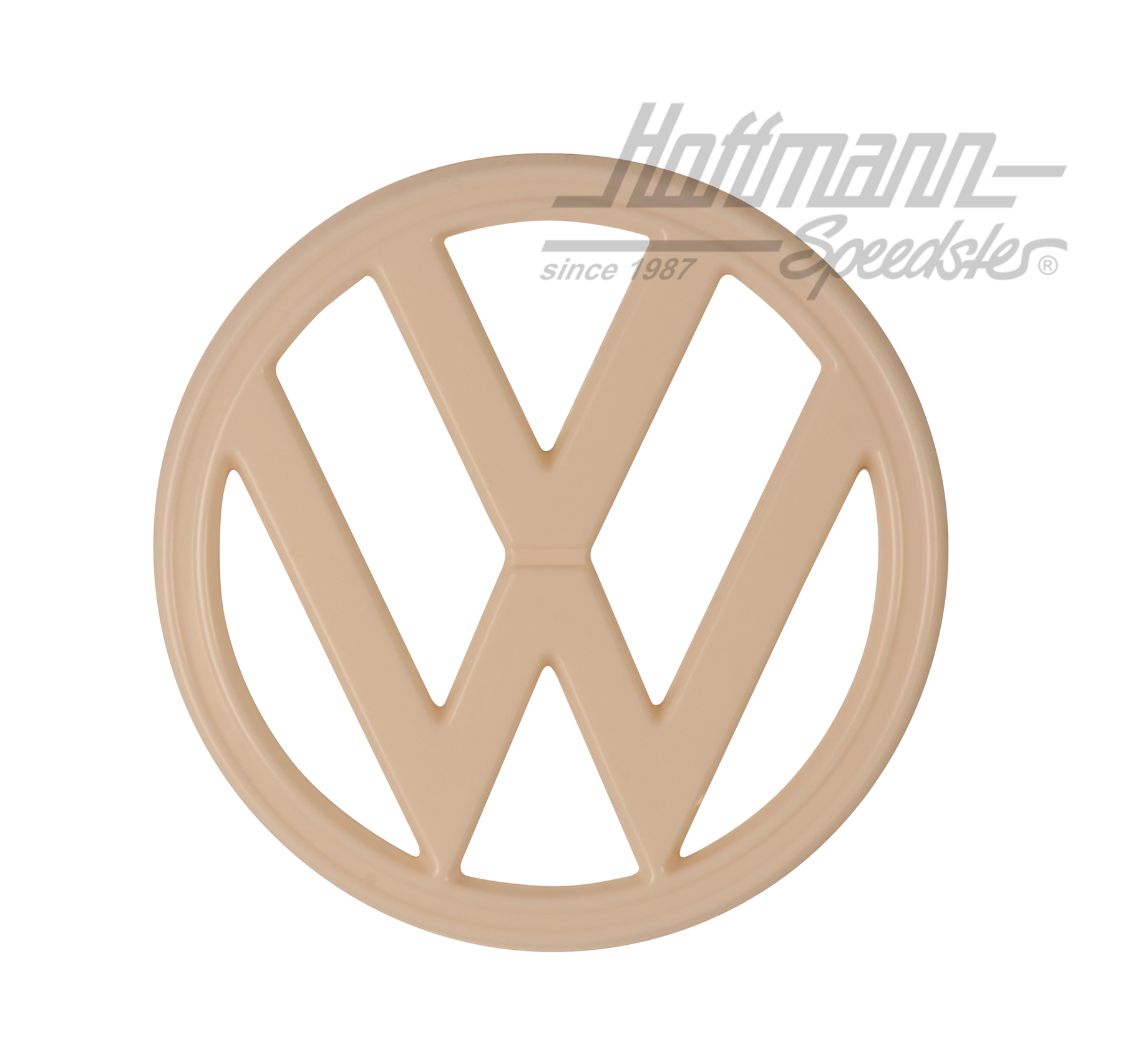 Emblem, front, Bus T2, 180mm, white | 211 853 601 E | 097-1081-04