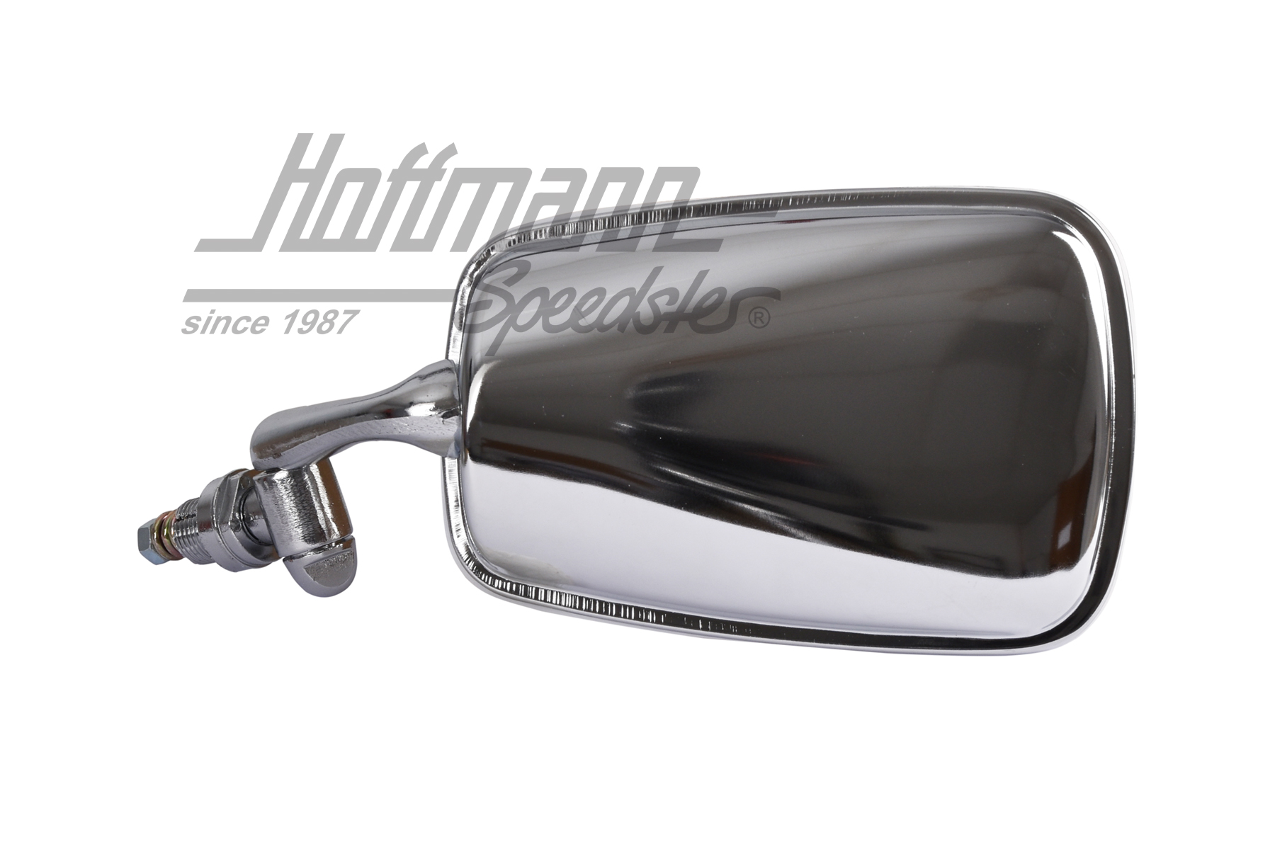 Rear-view mirror, Beetle Sedan, chromed/white, left                                                 