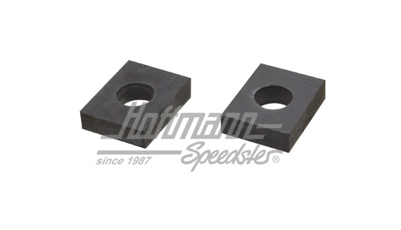 Front-axle pads, rubber, lower, 10mm | 111 899 115 A | 020-5291-03