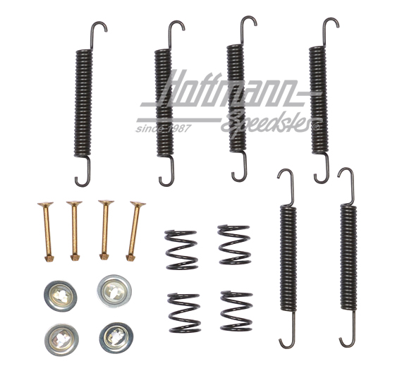 Attachment kit, brake shoes, front/rear, 54-57 | 113 698 002 A | 020-4049