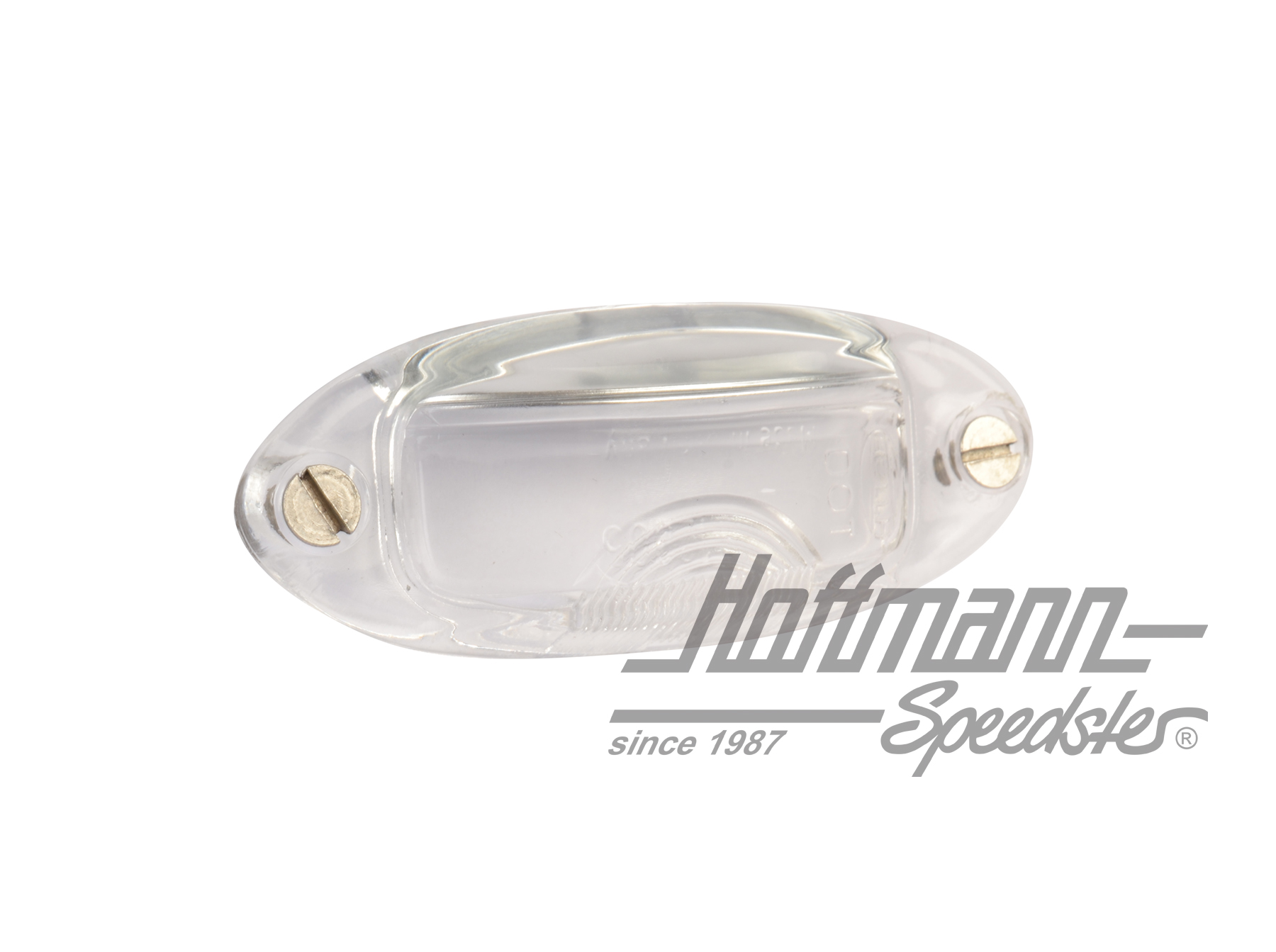 Lens, license-plate light, 8.55-7.74 | 141 943 121 A | 063-2410