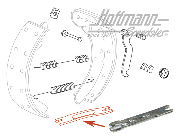Pressure rod, Bus T2, rear, left/right, 71-72 | 211 609 629 | 090-3196
