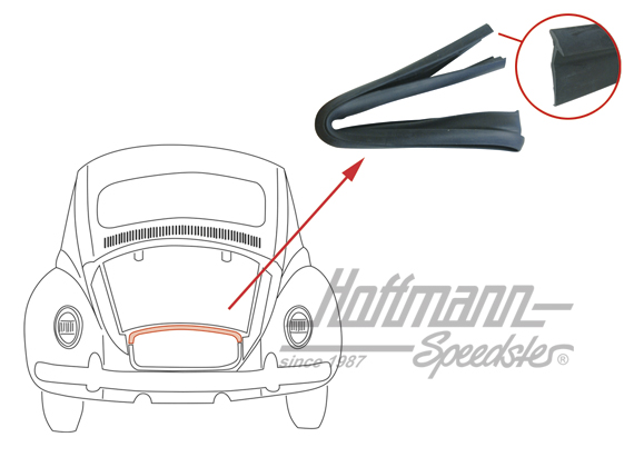 Engine-compartment seal, front, end face wall                                                       