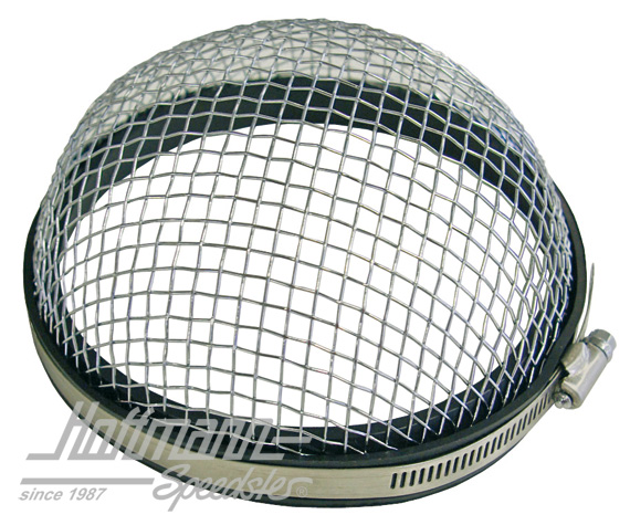 Air intake screen, fan shroud, chromed | AC 119 221 B | 020-1119