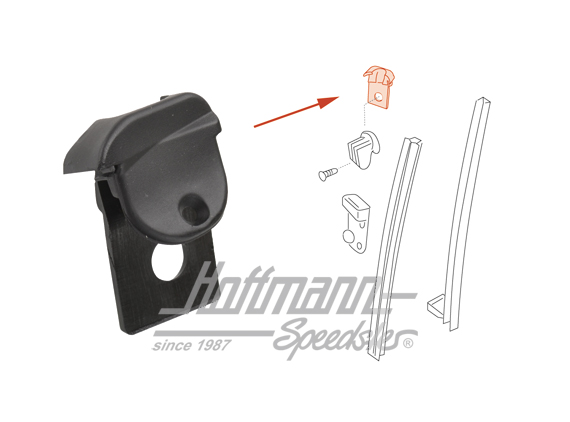 Stop, wind-up window, rear, left                                                                    