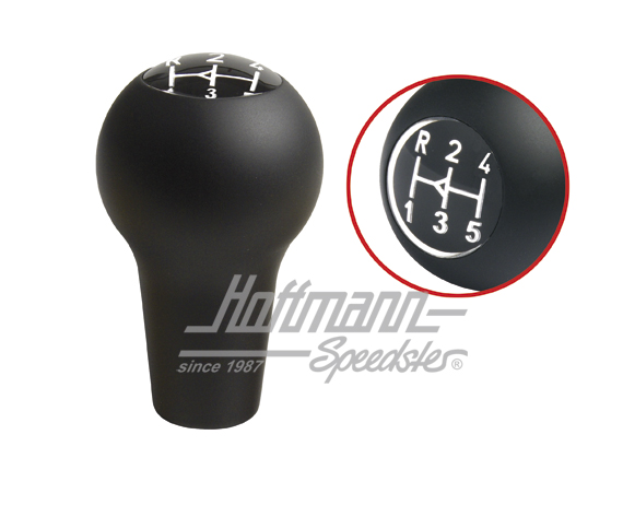 Shift-lever knob, 911, dull black, 65-71                                                            