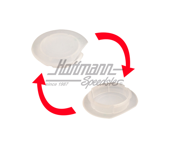 Seal plug, screws, hinged door | 211 841 549 | 089-0430-10