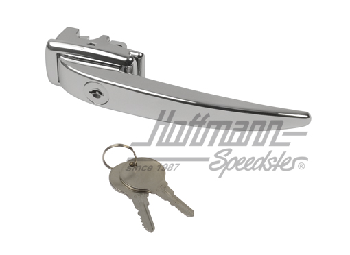 Door handle, with lock cylinder, 61-63, left | 211 837 205 D | 089-5050-01