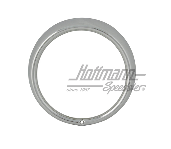 Headlight rim, metal / chrome                                                                       