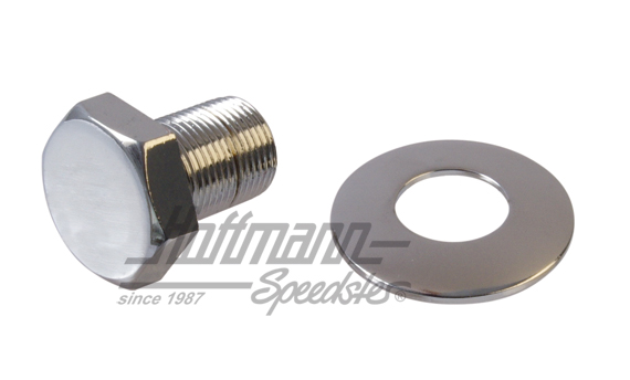 Pulley mounting, chromed, "long" | --- --- --- | 010-1089