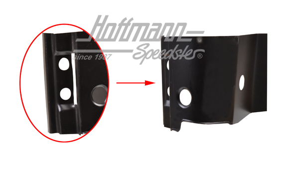 Door-pillar panel, lower, left | 111 805 117 | 050-1131