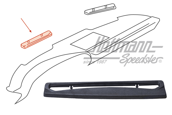 Cover, heating nozzle, 911, 69-85, left                                                             