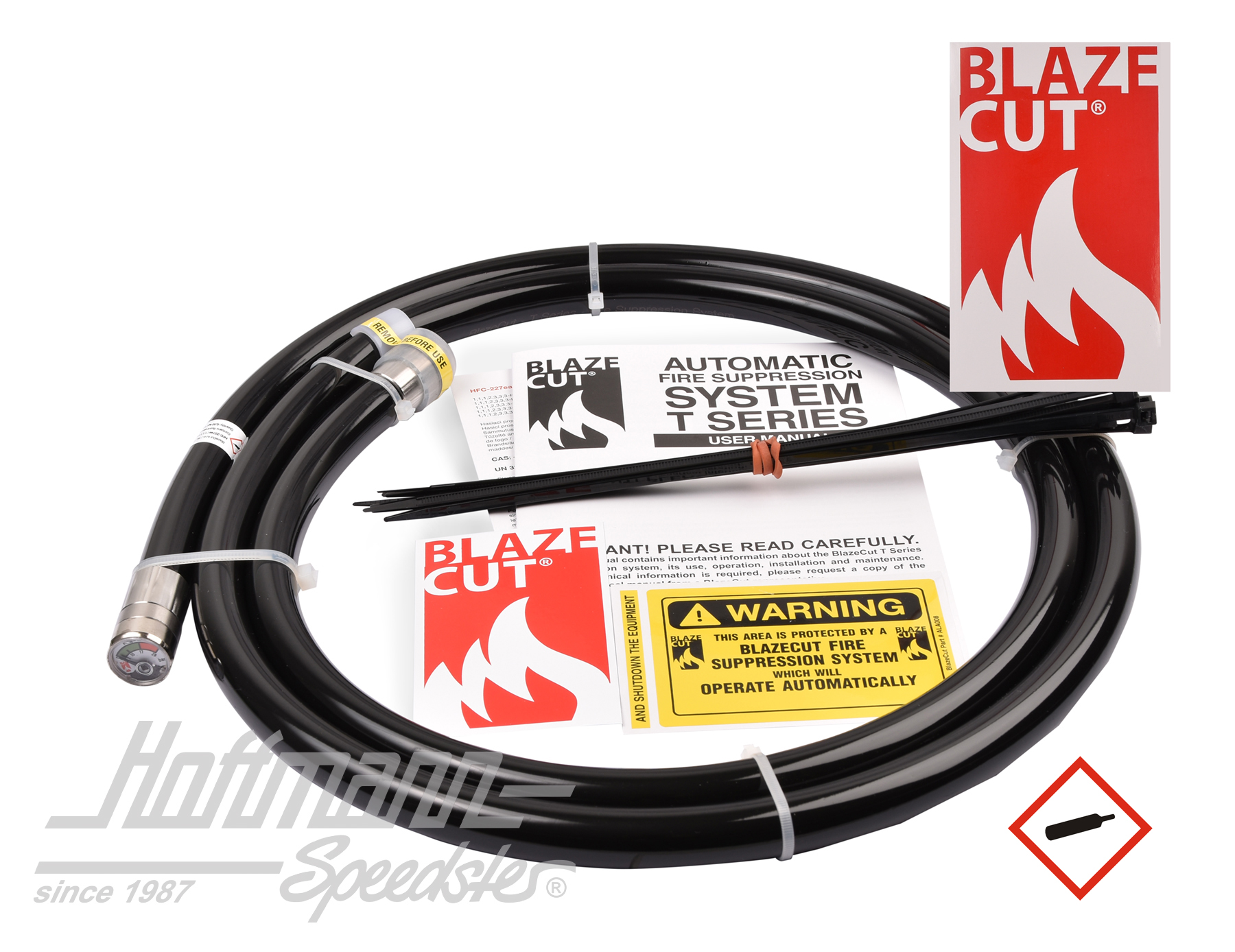 Fire extinguishing system, BLAZECUT, 2 meters                                                       