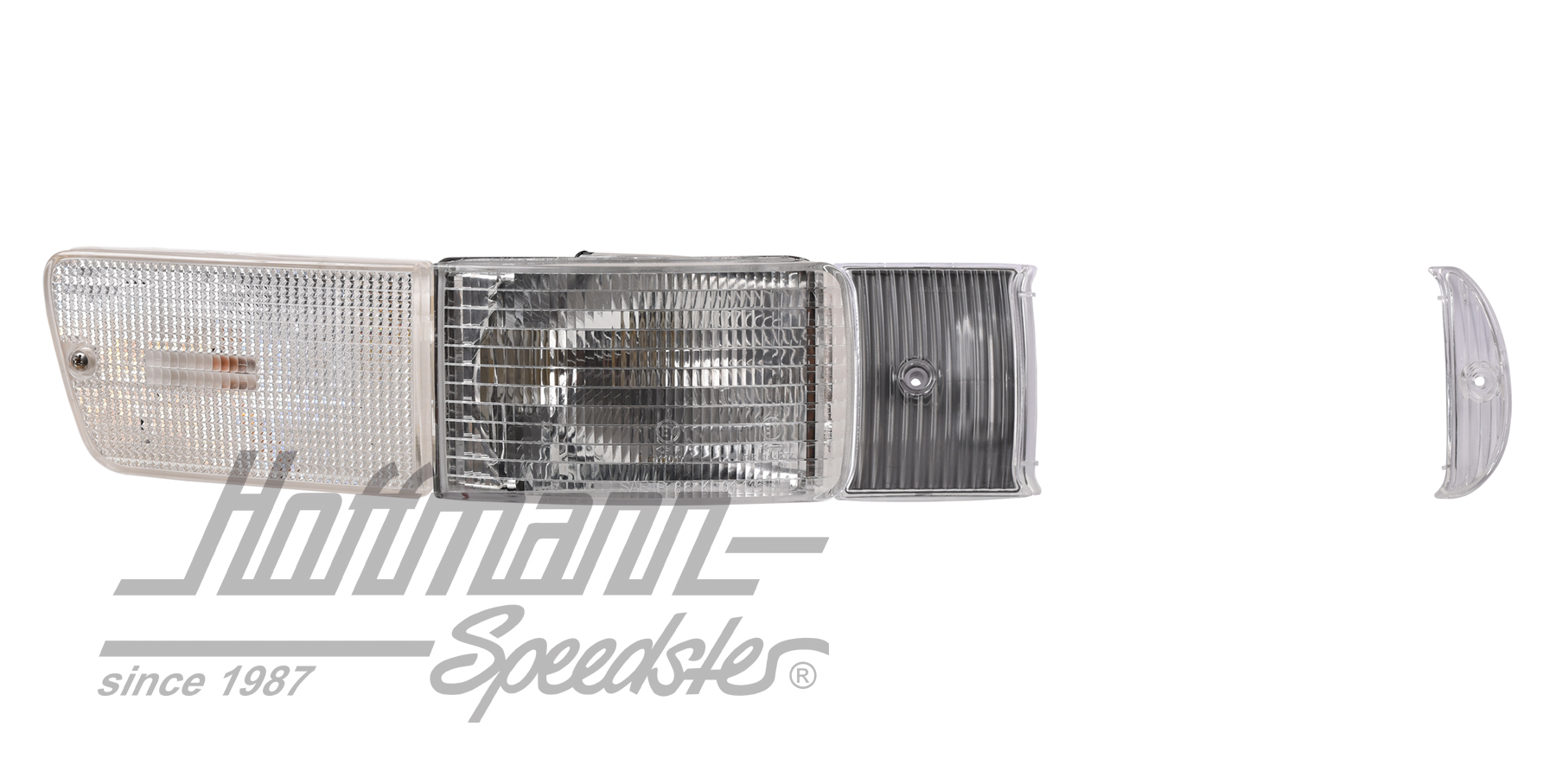 Turn indicator set, 964, white, right                                                               