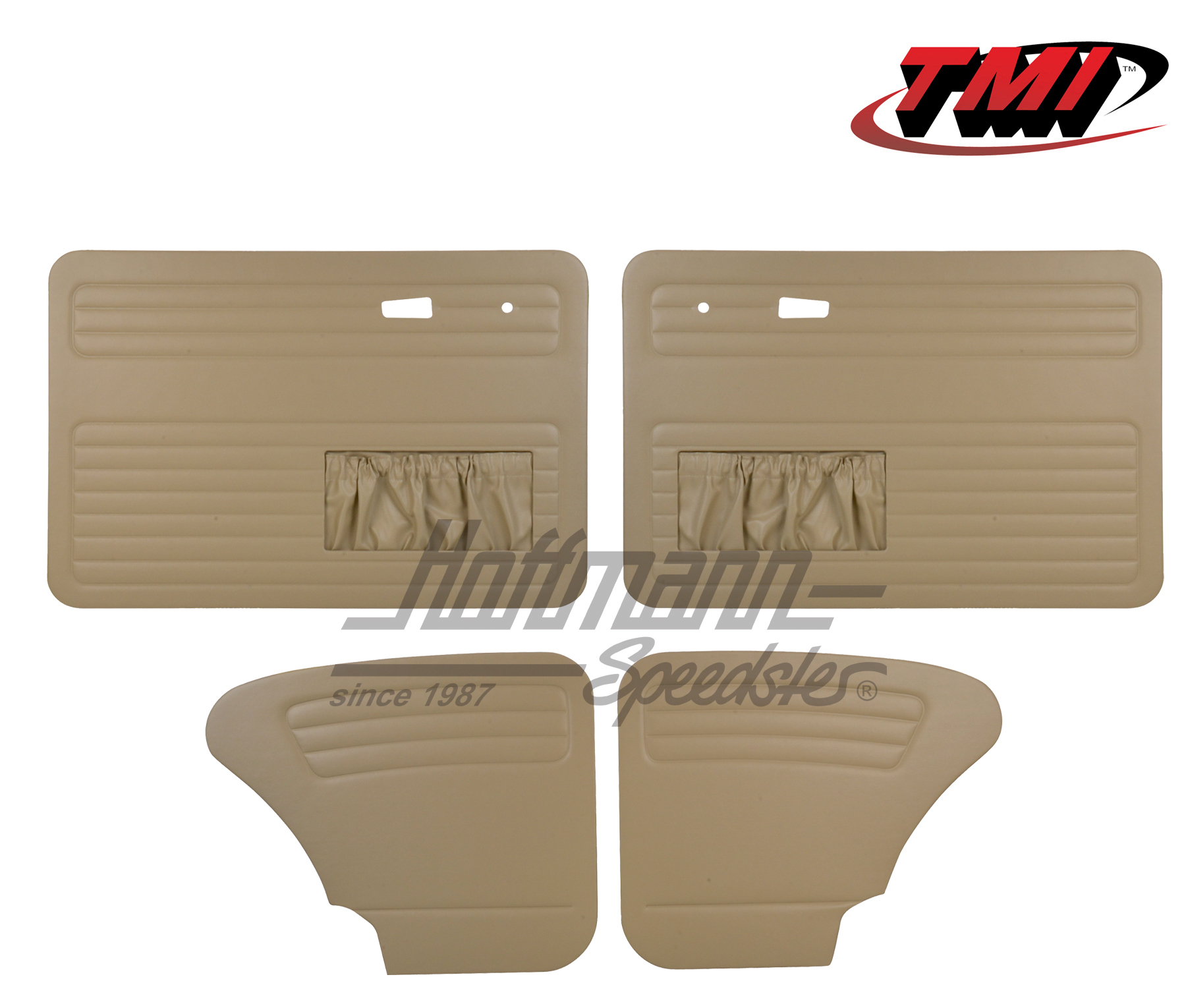 Door panels, Beetle Sedan, 8.66-, beige | 10-1129-14 | 055-7525