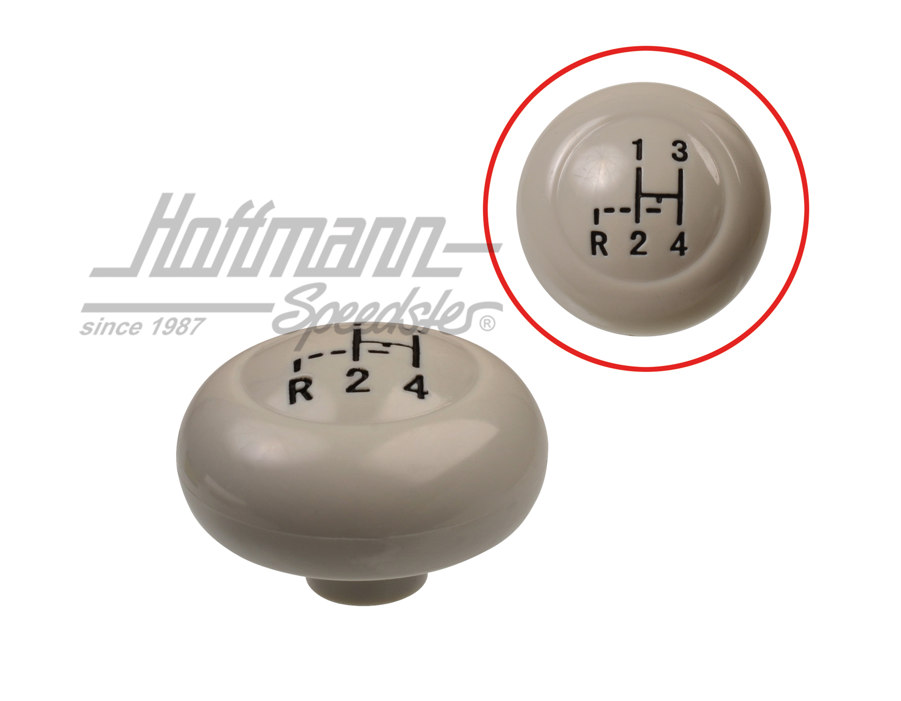 Shift-lever knob, 12mm, shift pattern, grey | 0514-757 | 020-2014-74