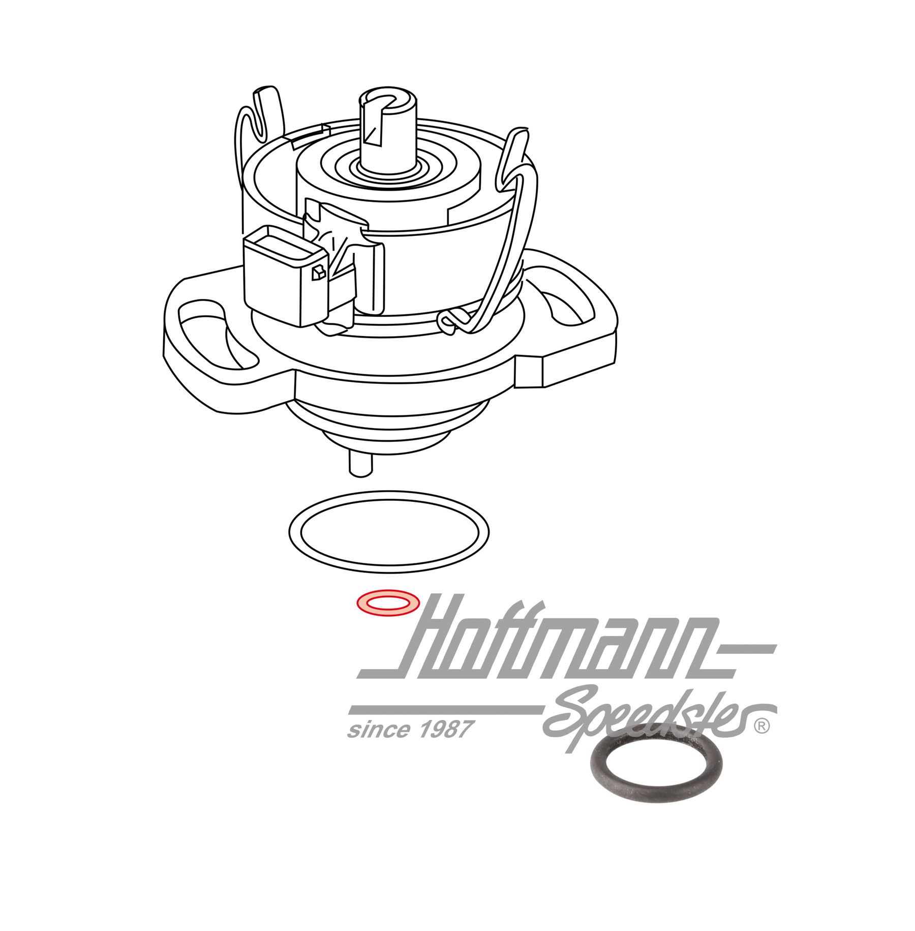 Sealing ring, distributor, 1.1-2.5 | 030 905 261 | 209-1320-10
