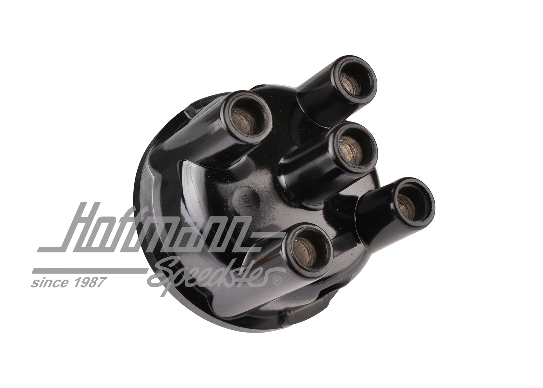Distributor cap, flat, ø 65mm (black)                                                               