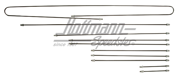 Brake line kit, Bus T2, 8.70-7.71 | 211 698 005 J | 090-3215