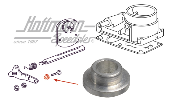 Bushing, clamping screw/choke shaft | 111 129 173 A | 020-1316-77