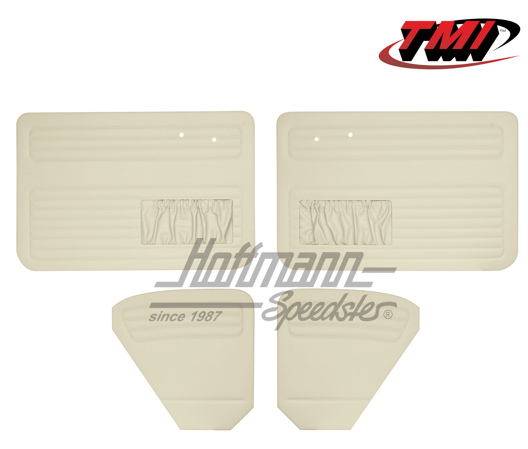 Door panels, Beetle Sedan, 49-55, off-white | 10-1126-15 | 055-7494