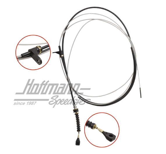 Accelerator cable, 3924mm, Bus T3 Syncro, Diesel | 251 721 555 E | 307-5715