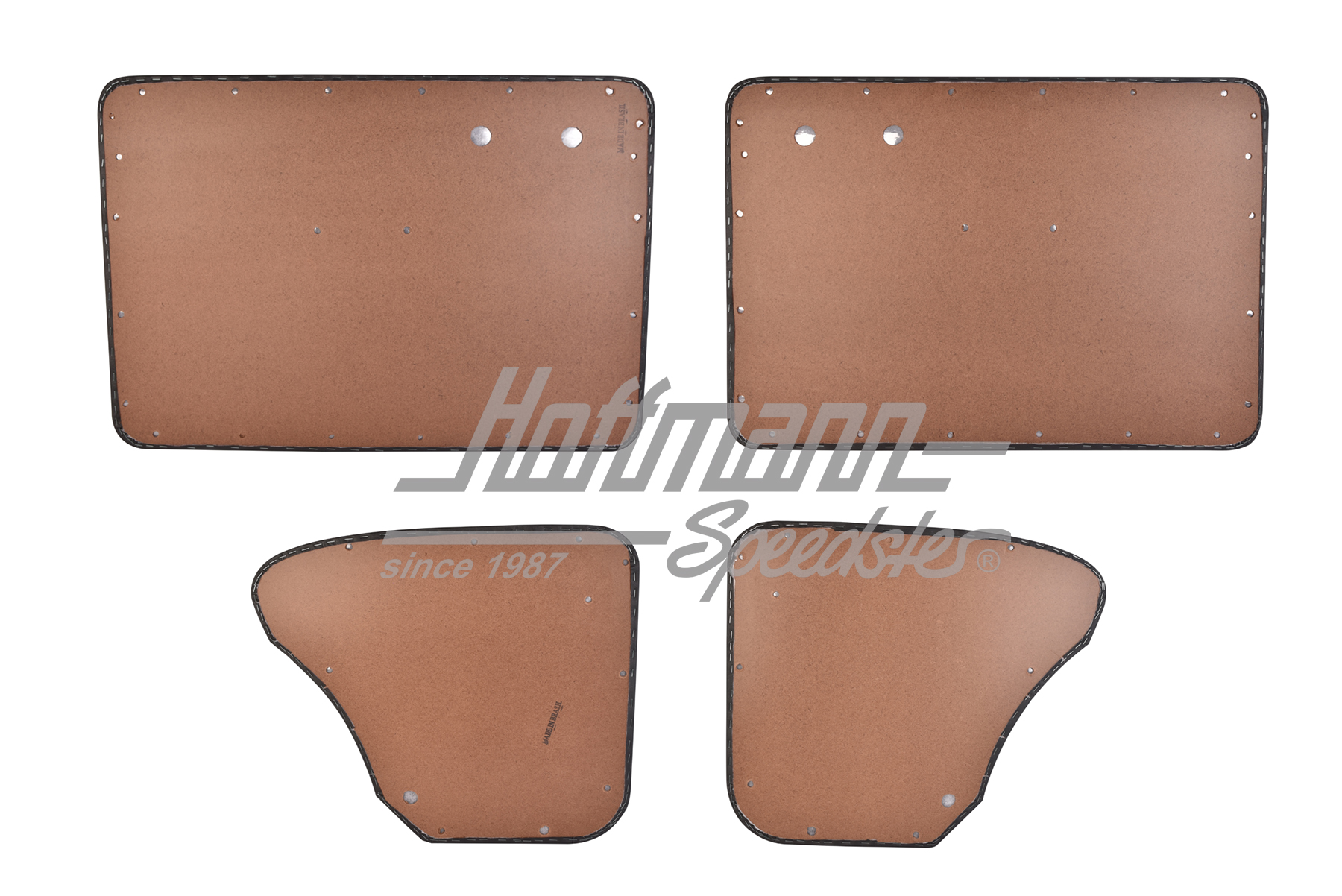 Door panels, black, Sedan, 8.55-7.64                                                                