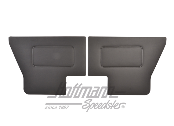 Door panels, Golf 1 Convertible, black                                                              