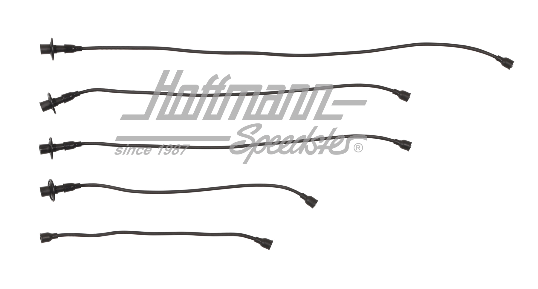Ignition wire set, black, Type 3, Top Quality | 311 998 031 | 020-0923-14