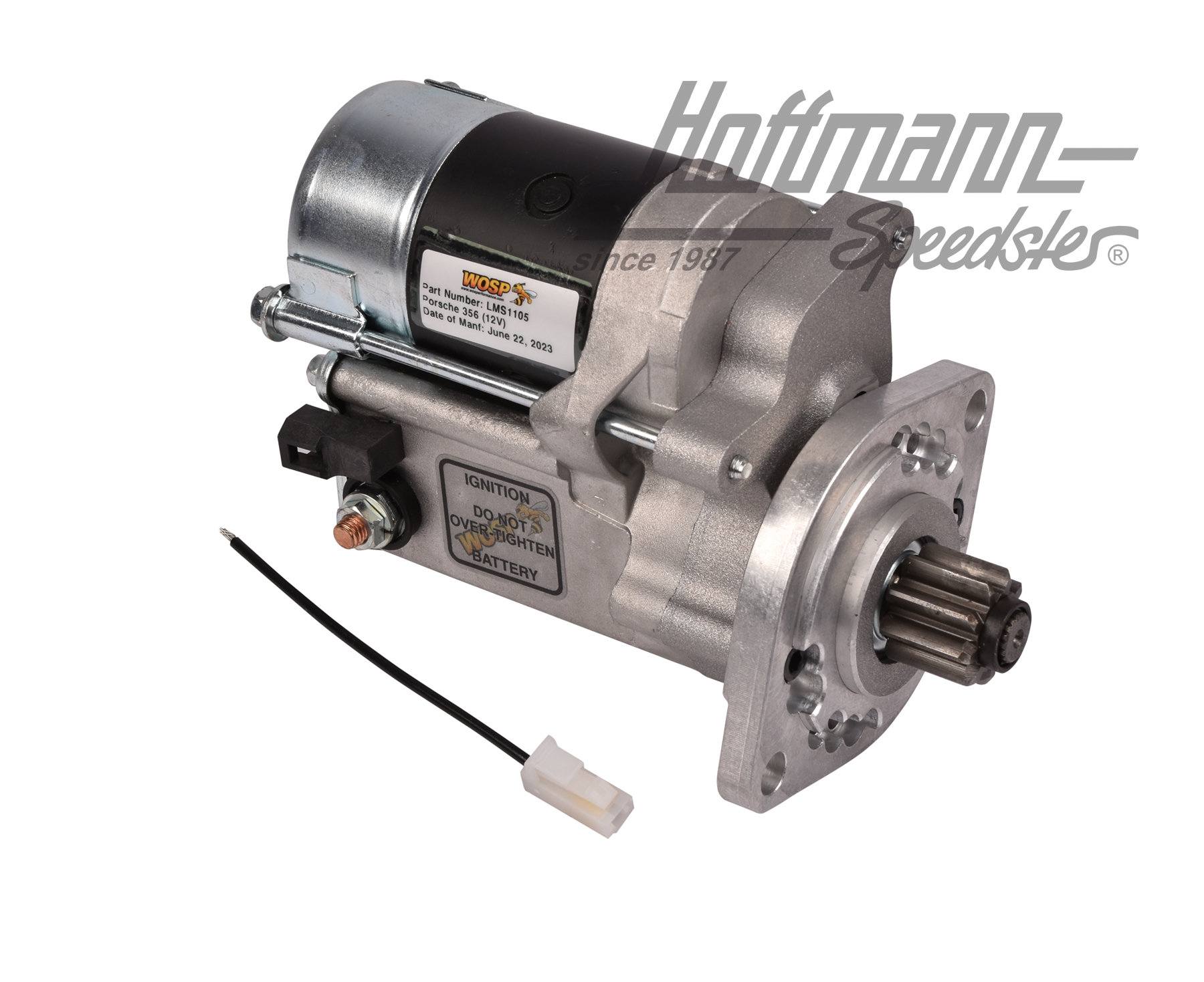 Starter motor, Performance, -66, transformation to 12 V                                             