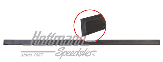 Bumper rubber, front, standard, Golf 1, -7.78 | 171 807 221 B | 180-0312