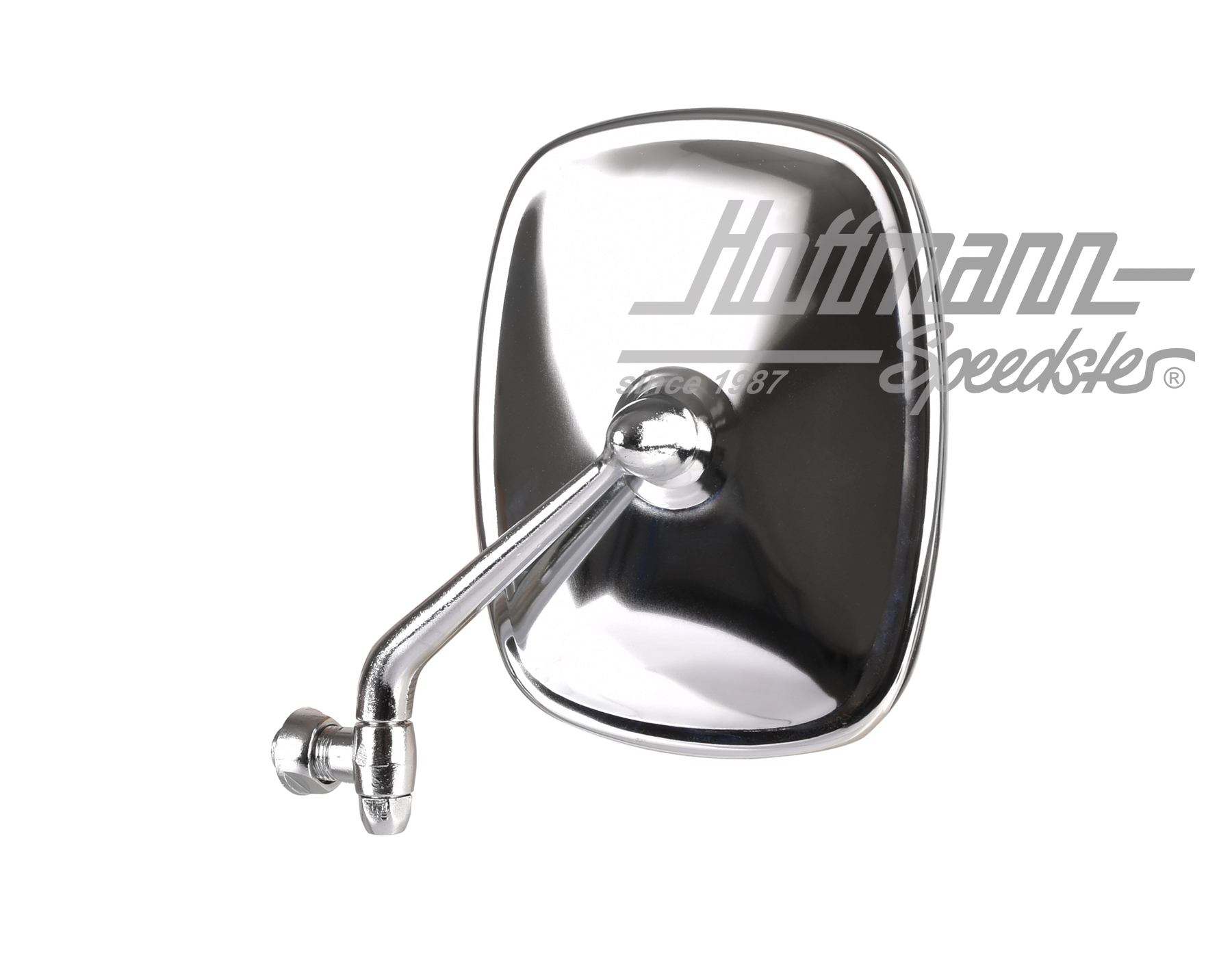 Rear-view mirror, Bus T2, 67-79, chromed, grey, left                                                