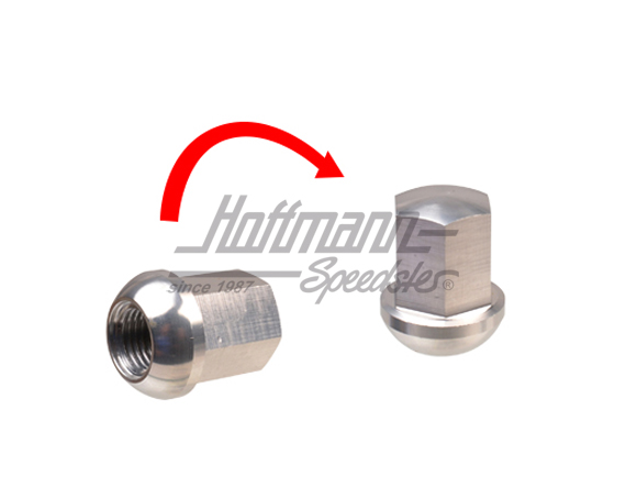 Wheel nut, aluminium, chromed | 911 601 881 CHR | 580-7205-05