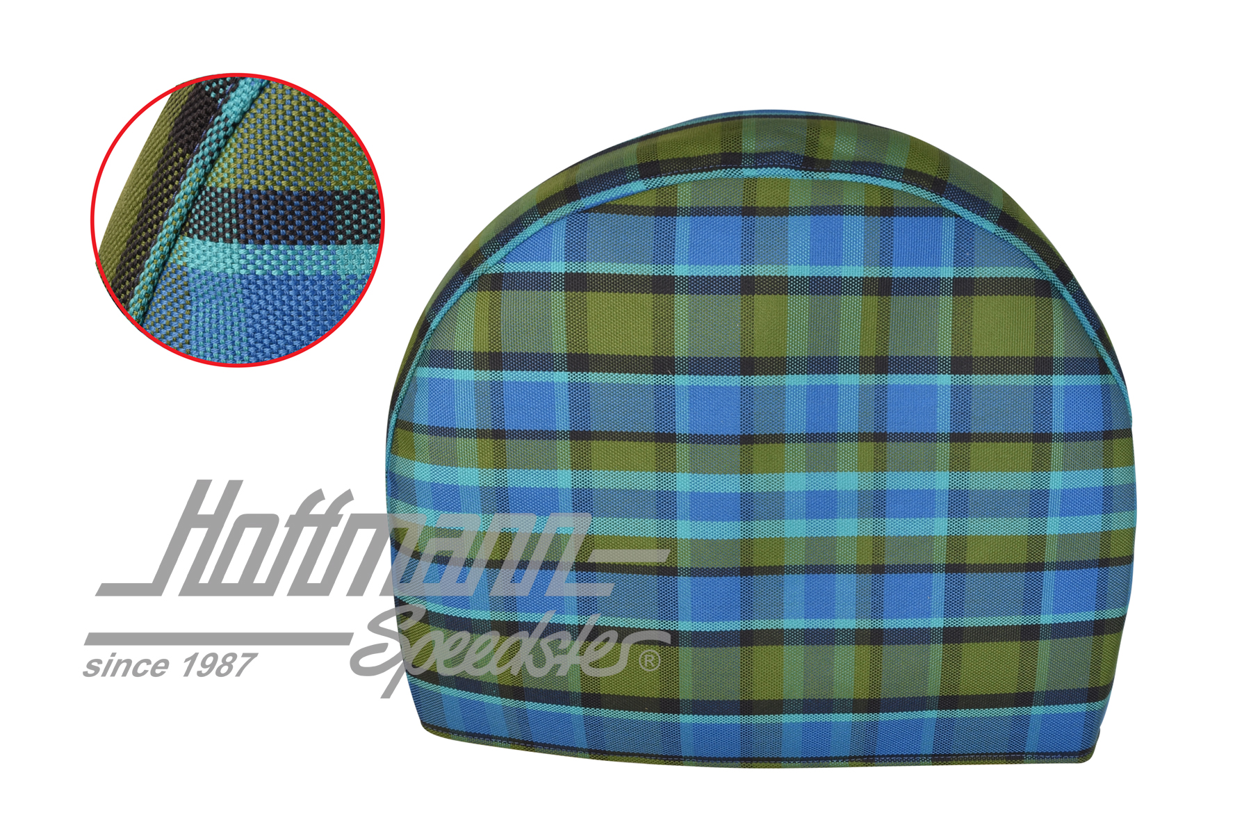 Spare wheel cover, Westfalia, blue/green |  | 098-1320-50