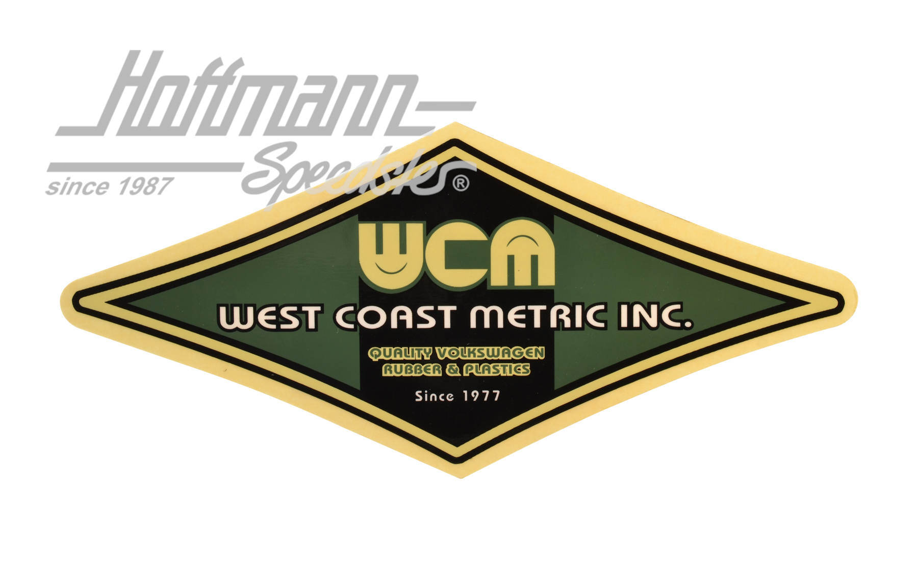 Sticker "West Coast Metric", green | --- --- --- | 021-0187-10