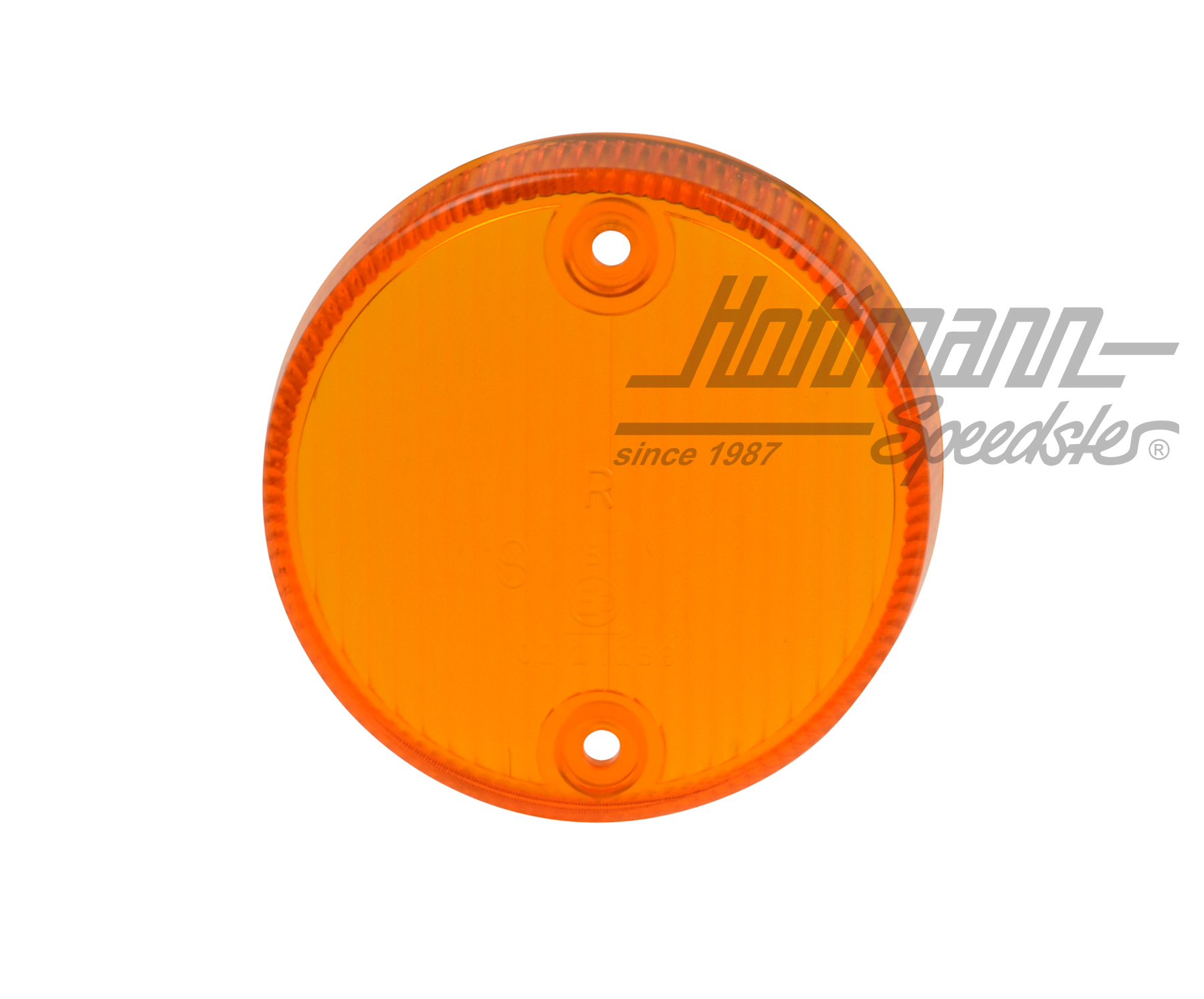 Glass, side marker light, yellow, right                                                             