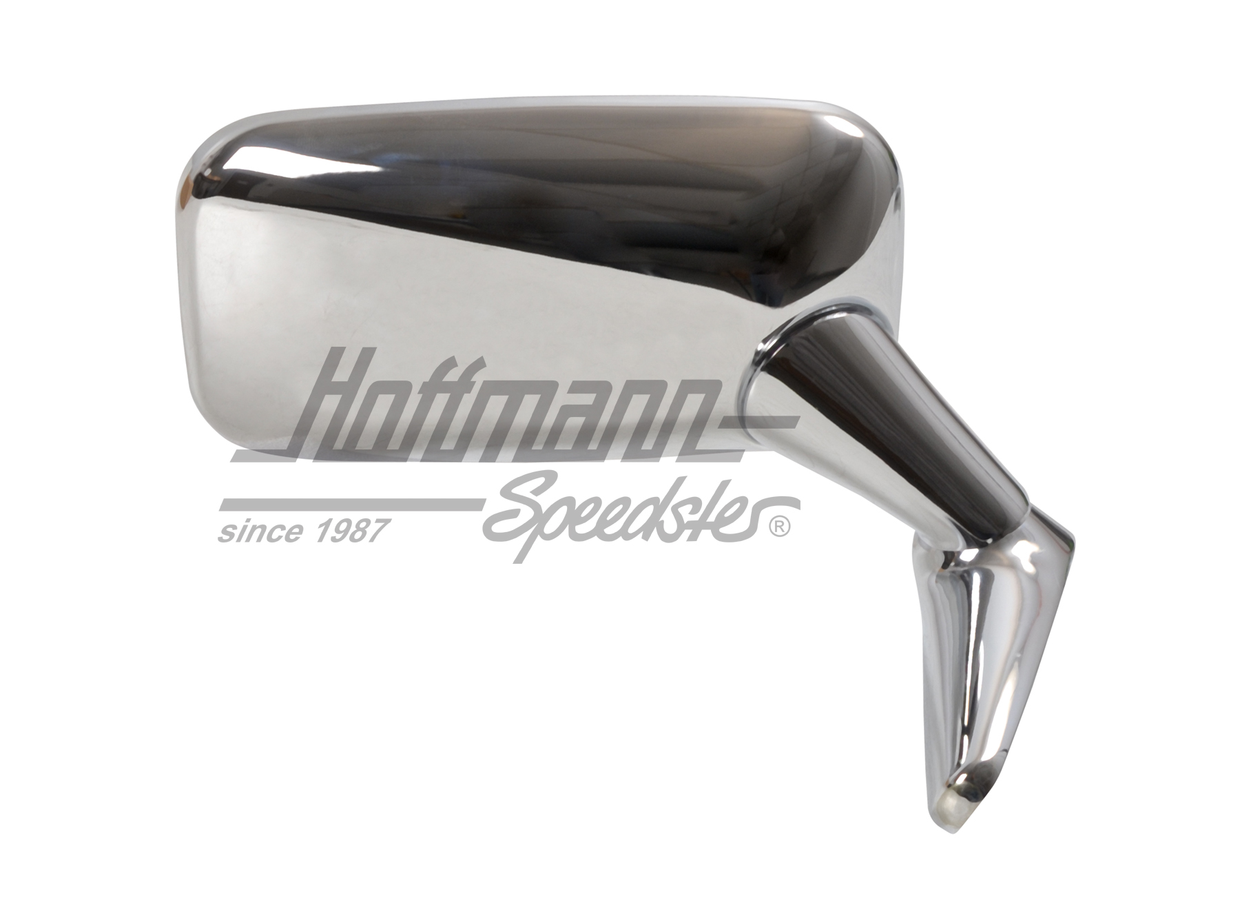 Rear view mirror, 911 RS, .72-.73, chromed, right                                                   