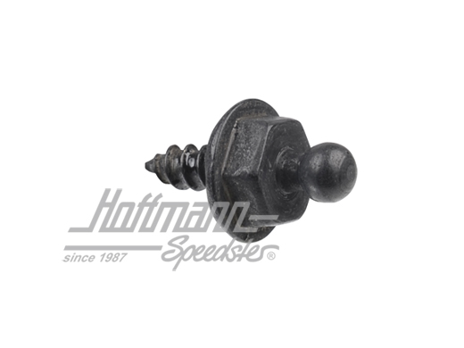 Tenax screw peg, 4.2x10, black                                                                      