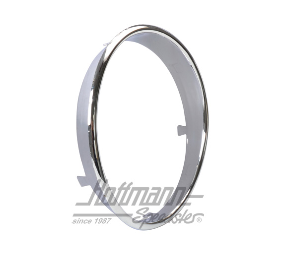Speedometer trim ring, standard, chromed, 52-66                                                     