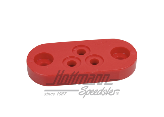 Gearbox mount, urethane, front, 8.72-                                                               