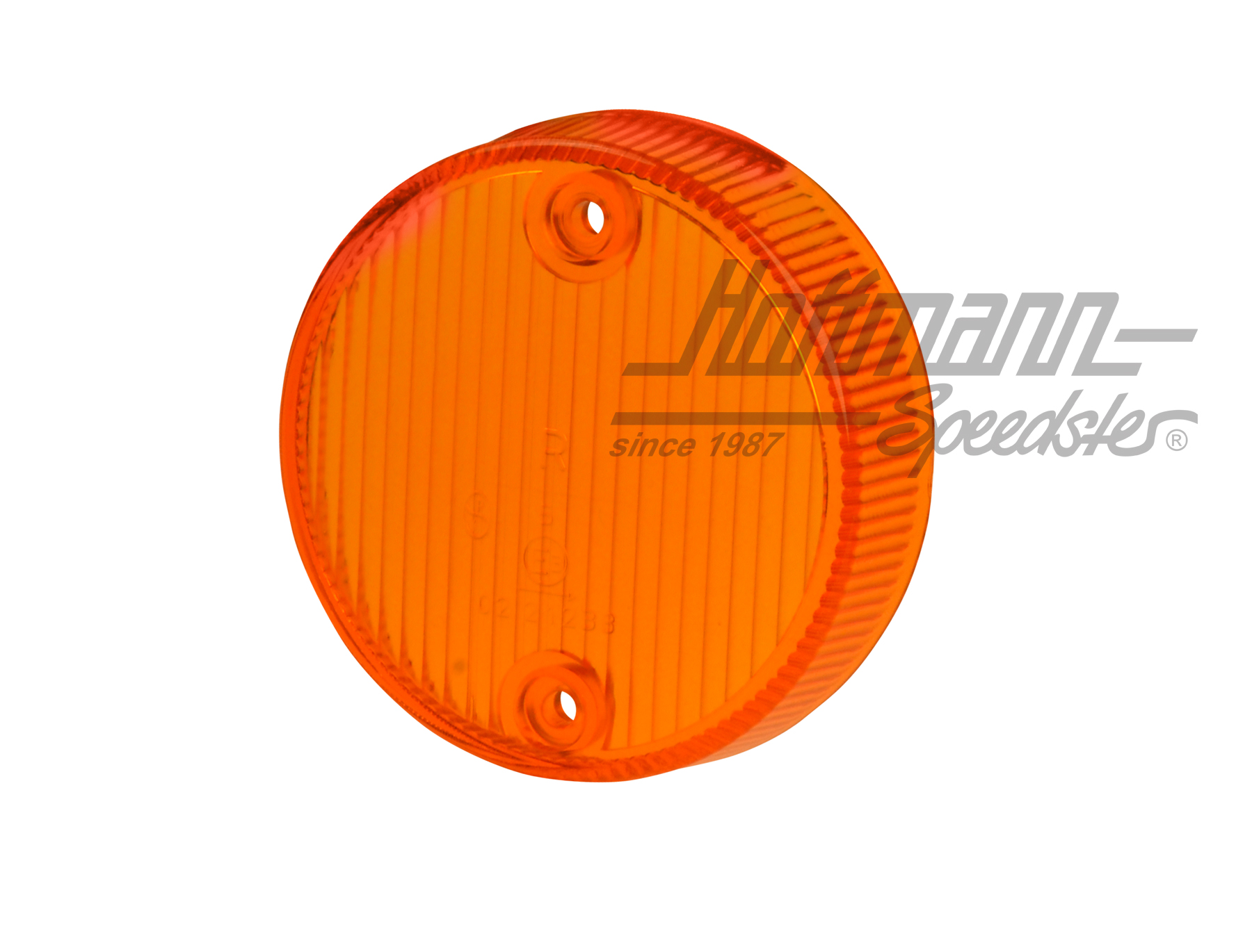 Glass, side marker light, yellow, right                                                             