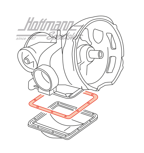 Gasket, axle housing, rear, Automatic                                                               