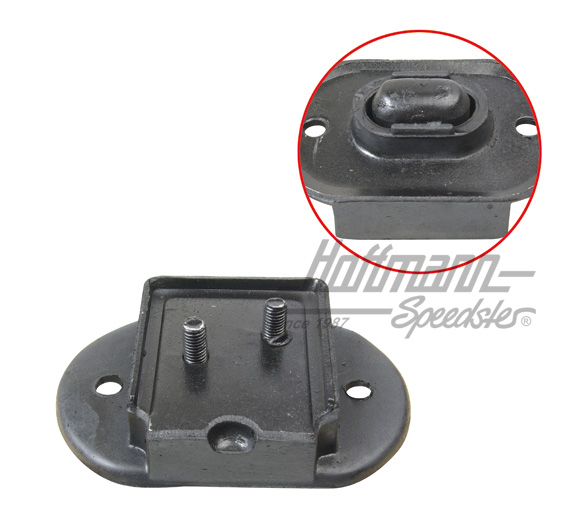 Gearbox mount, rubber/metal, front, 8.65-                                                           