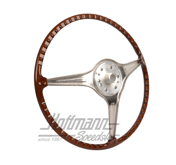 Steering wheel, 356 B/C, 420mm, imitation wood                                                      