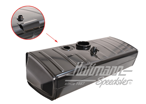 Fuel tank, Porsche 356, -7.62, Top-Quality | 356 56 012 | 505-0050