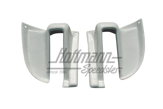 Hinge covers, Bus T2, rear, white | 211 867 529 B+211 867 530 B | 098-0165-08