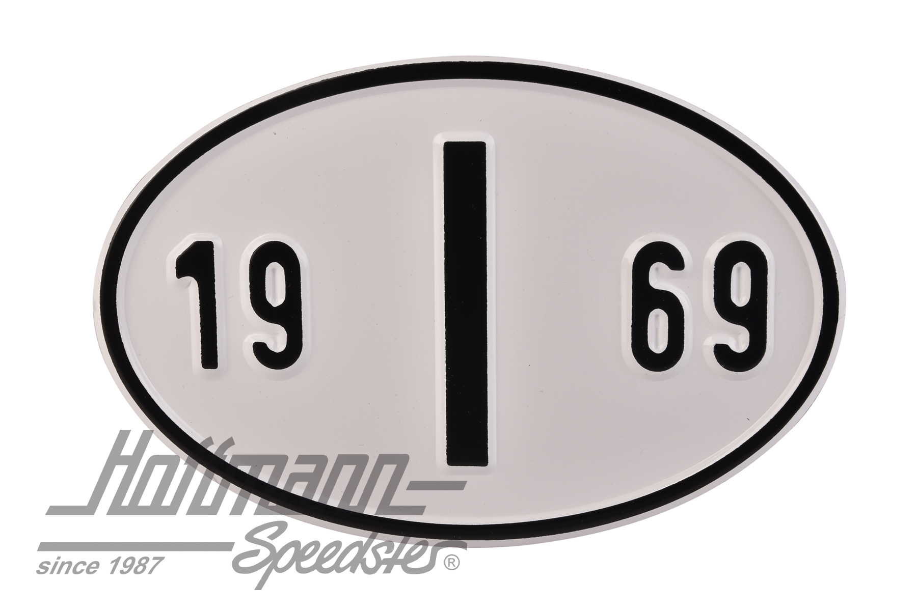 Nationality plate "I", alu, with year 1969 |  | 020-2402-69